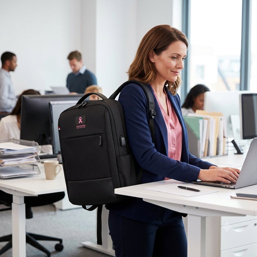 CRYPTO - Leather & Fabric Backpack